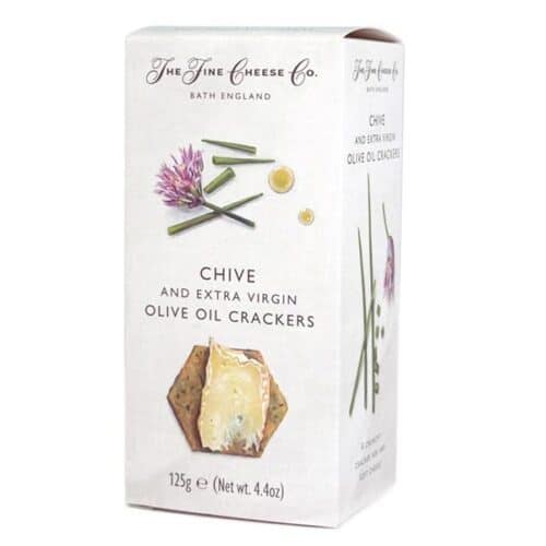 Fine Cheese Co. Chive & Extra Virgin Olive Oil Crackers