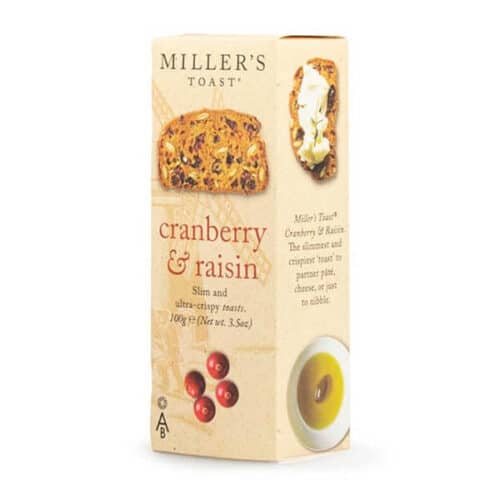 Miller's Toast - Cranberry & Raisin