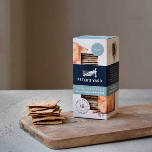 Peter's Yard - Rosemary & Sea Salt Sourdough Crackers