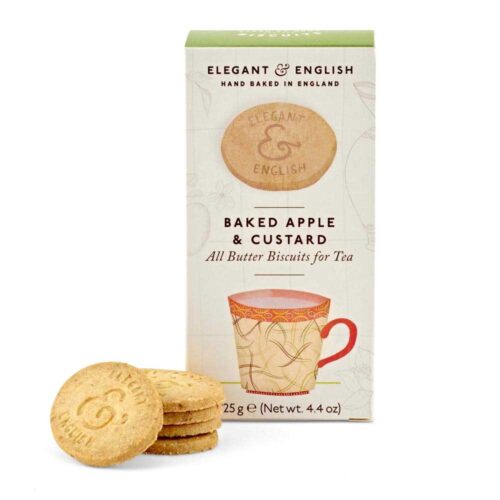 Elegant & English - Baked Apple & Custard Biscuits