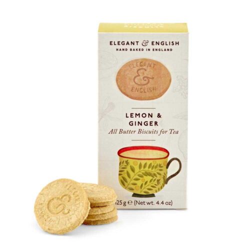 Elegant & English - Lemon & Ginger Biscuits